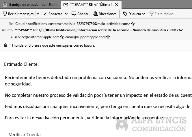 RE: ✅ [Última Notificación] Información sobre de tu servicio