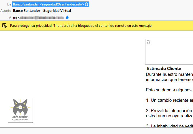 Banco Santander - Seguridad Virtual , para robar tus datos